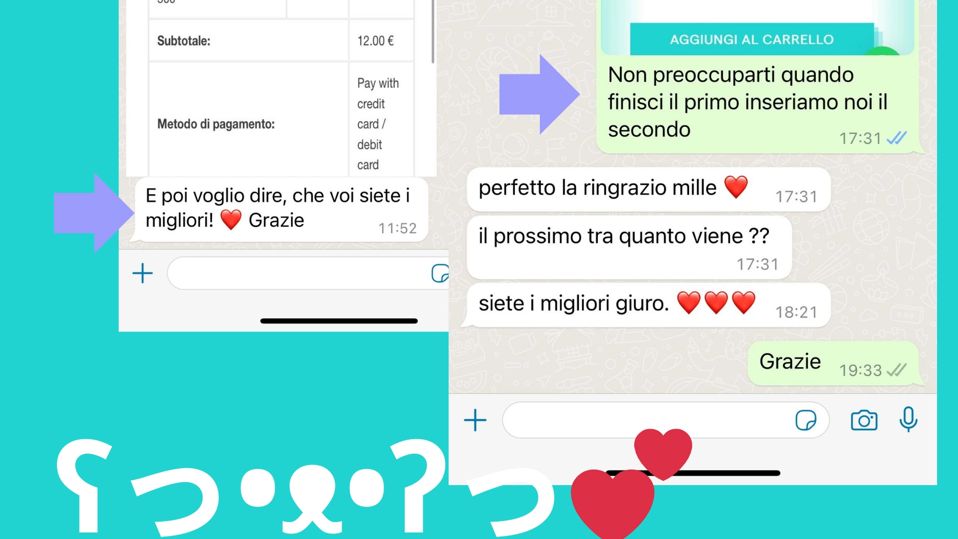 testimonianze clienti like tiktok veloci
