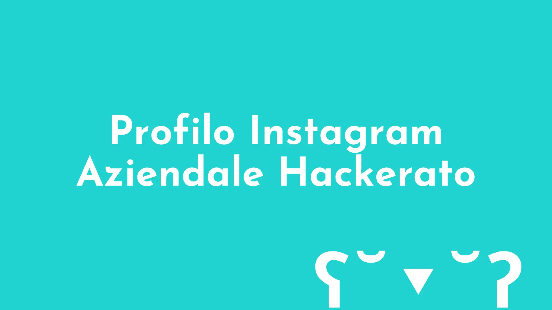 Recupero account Instagram disabilitato